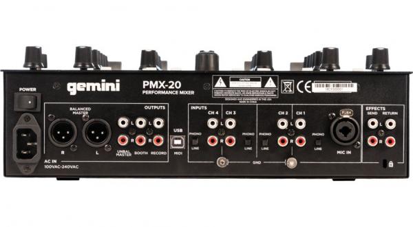 Table de mixage dj Gemini PMX 20