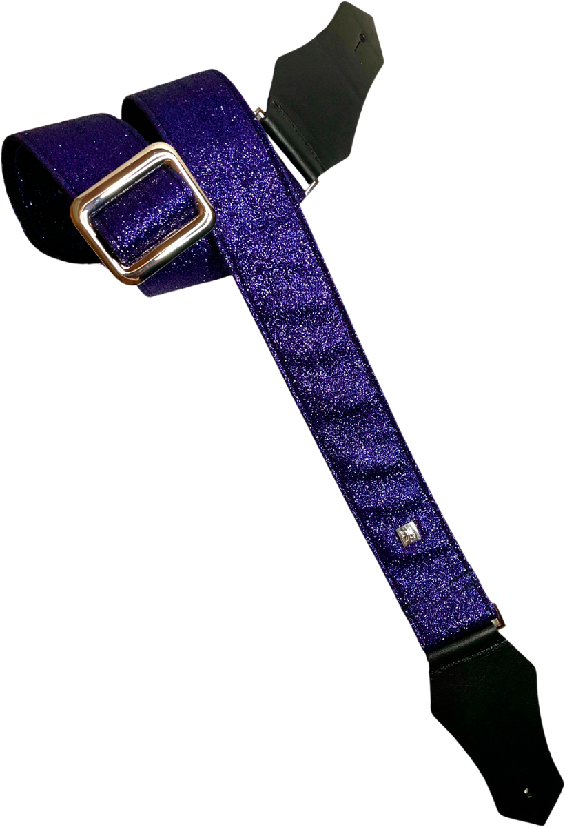 Get M Get M 2'' Gorgi Glitter Purple Hologram - Sangle Courroie - Variation 1