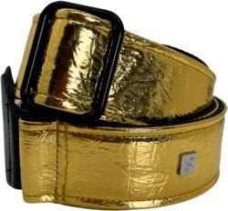 Sangle courroie Get m get m Distressed Vernice Gold