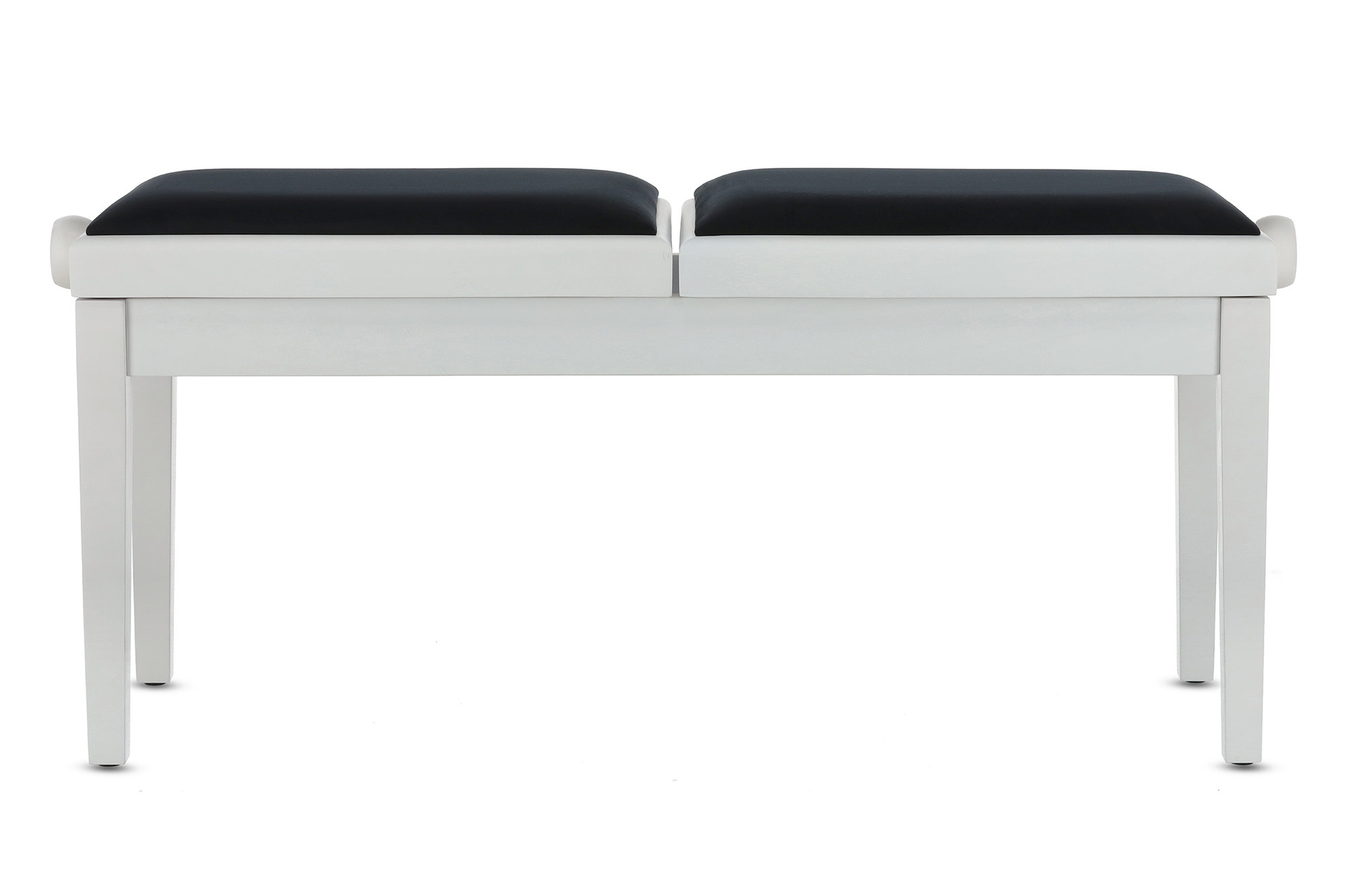 Gewa Banquette Piano Deluxe Double Blanc Mat - Banquette Clavier - Variation 5