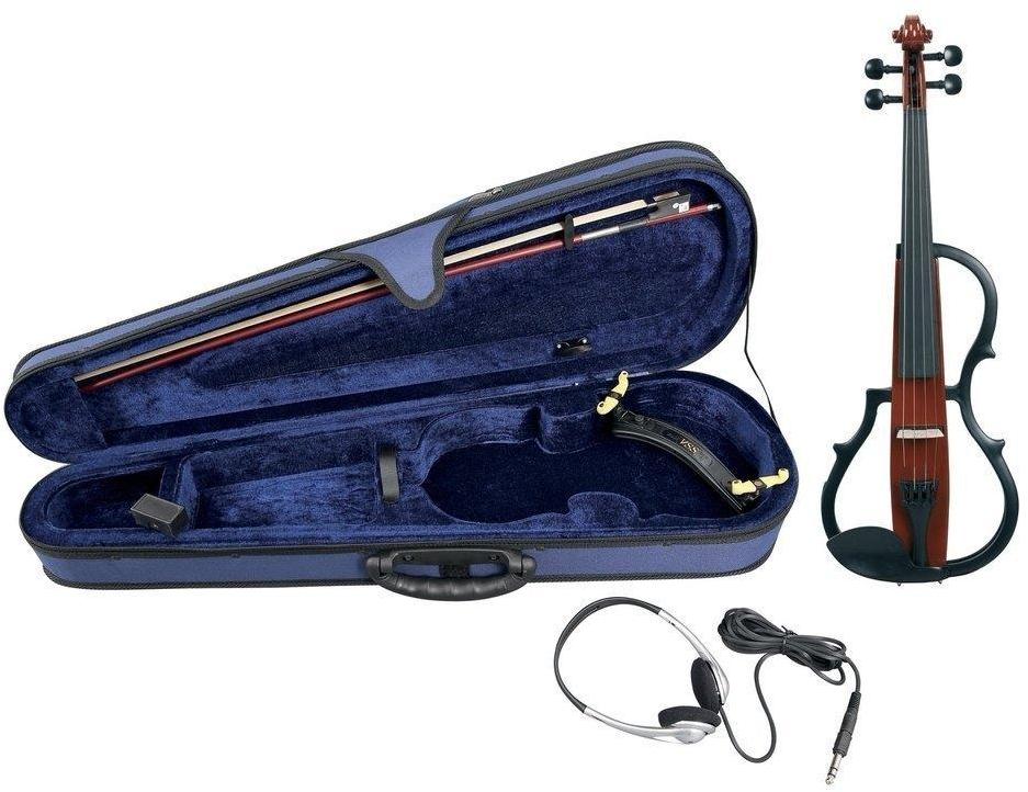 Violon électrique Gewa 401.645 Violon Electrique Laque Brun Rouge
