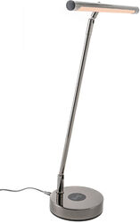 Accessoires divers claviers & synthes Gewa LAMPE DE PIANO PL-78 NOIR CHROMÉ BRILLANT