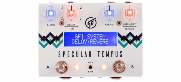 Pédale reverb / delay / echo Gfi system Specular Tempus Reverb Delay