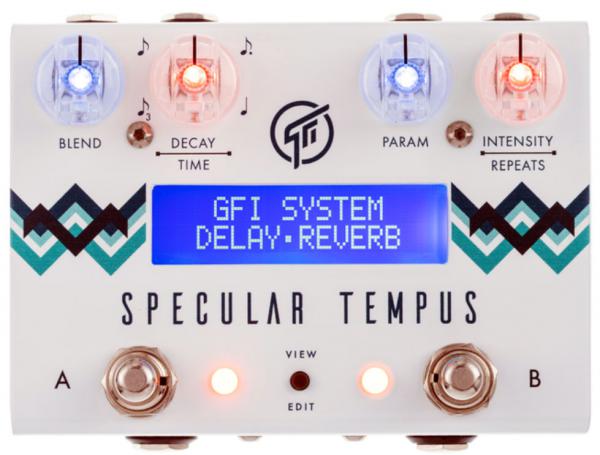 Pédale reverb / delay / echo Gfi system Specular Tempus Reverb Delay