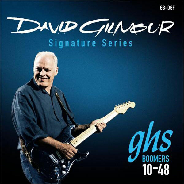 Ghs Jeu De 6 Cordes Electric David Gilmour Signature Blue Set Gbdgf 010.048 - Cordes Guitare Électrique - Main picture