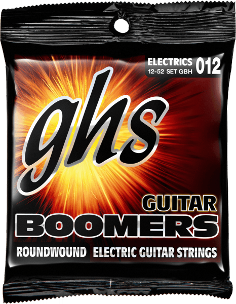 Cordes guitare électrique Ghs Electric (6) GBTNT Boomers Thin-Thick 10-52 - Jeu de 6 cordes
