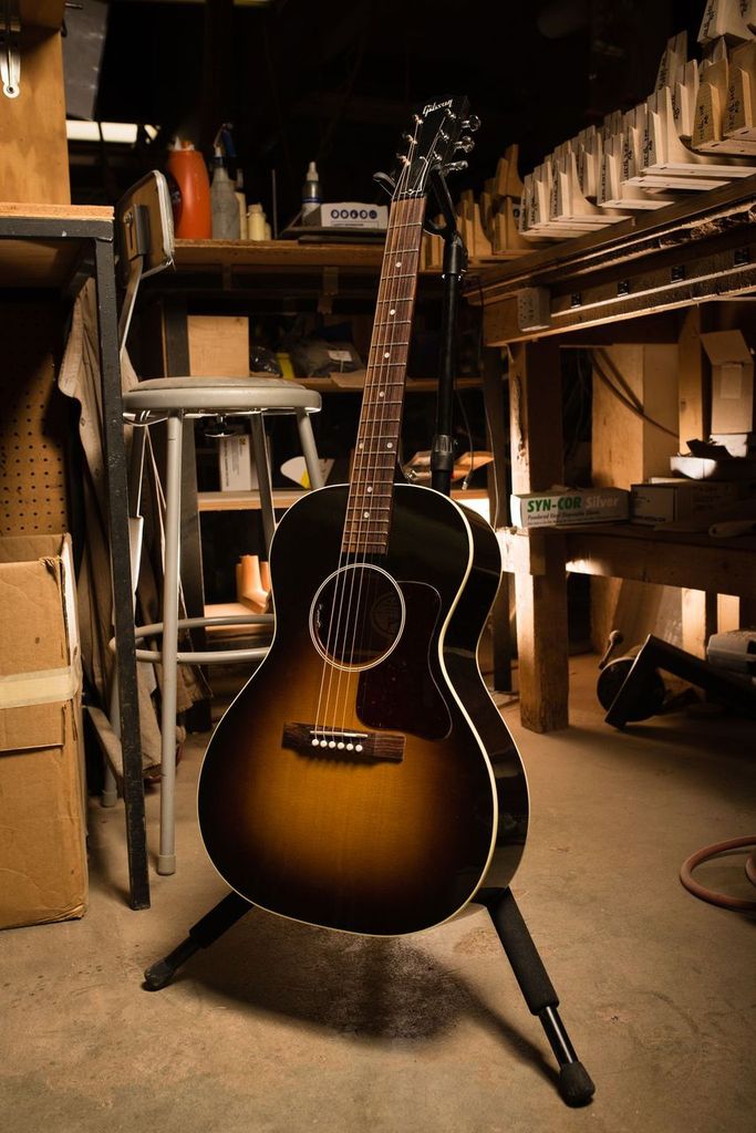 Gibson 50s Lg-2 2020 Auditorium Epicea Acajou Rw - Vintage Sunburst - Guitare Electro Acoustique - Variation 4