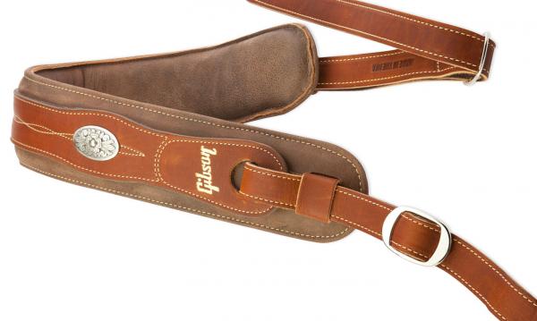 Straps The Austin Guitar Strap Brown Guitar strap Gibson