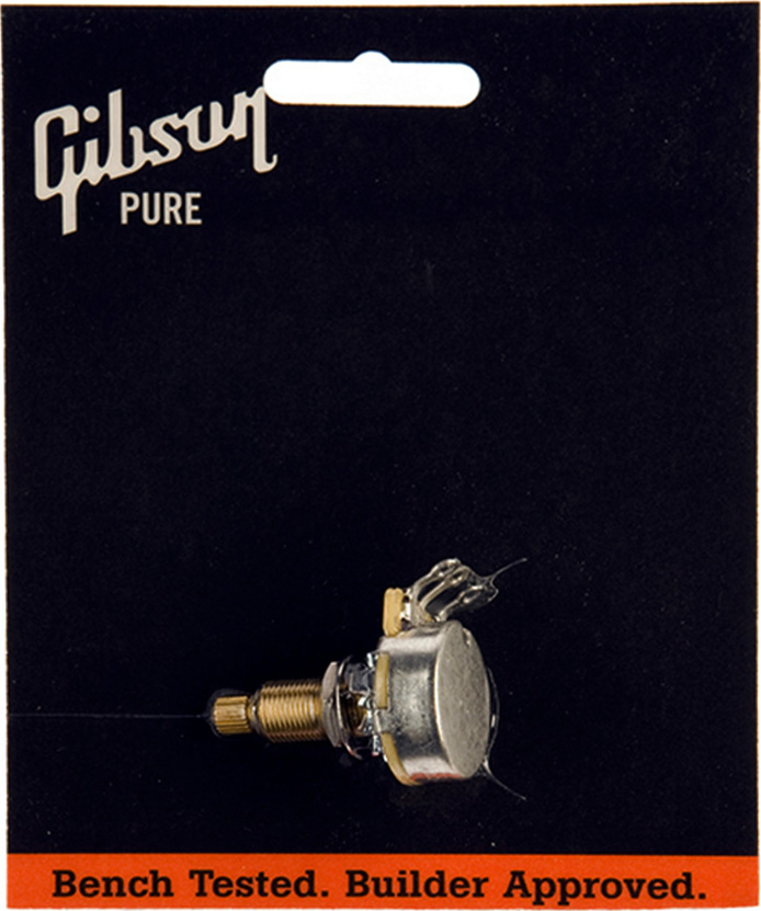 Gibson 500k Ohm Audio Taper Potentiometer Long Shaft - - PotentiomÈtre - Main picture