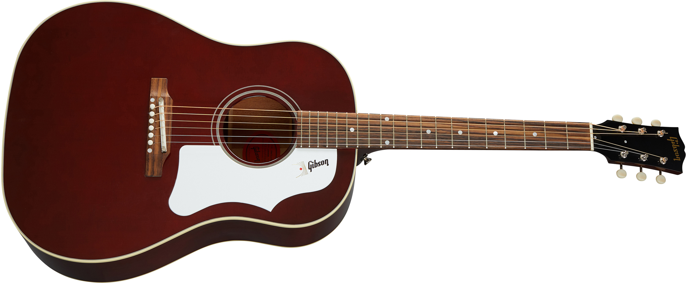 Gibson 60s J-45 Original 2020 Dreanought Epicea Acajou Rw - Wine Red - Guitare Acoustique - Main picture