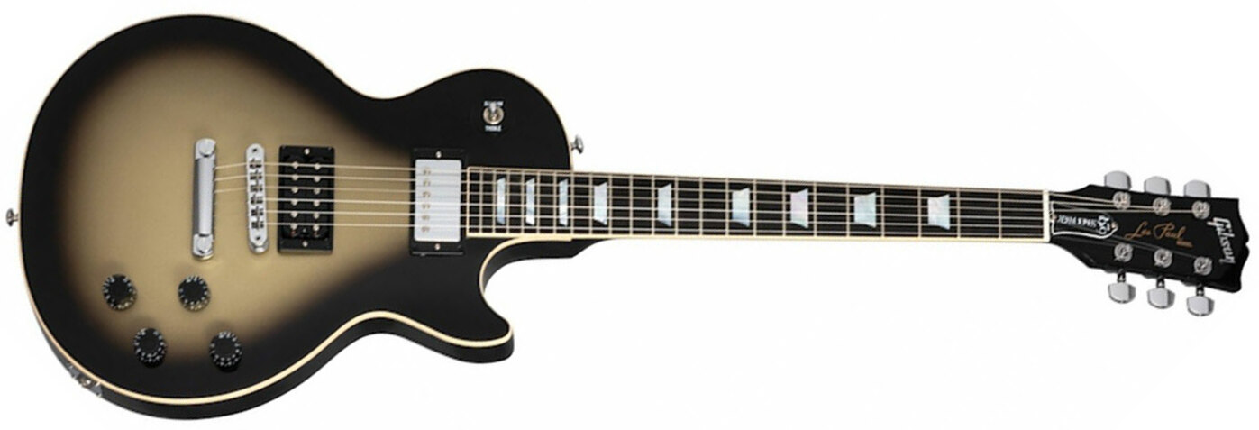 Gibson Adam Jones Les Paul Standard Signature 2h Ht Eb - Antique Silverburst - Guitare Électrique Single Cut - Main picture