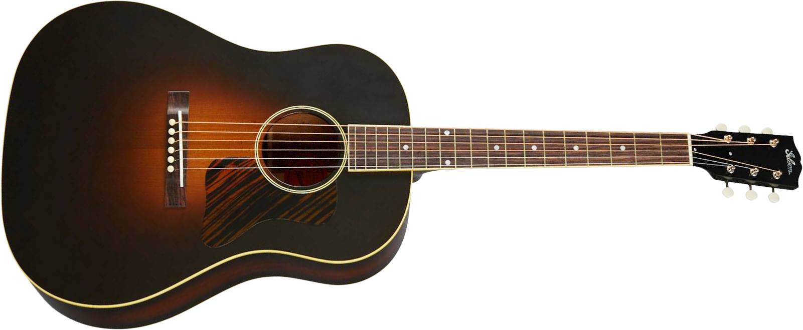 Gibson Custom Shop Historic Jumbo 1934 Dreadnought Epicea Acajou Rw - Vos Vintage Sunburst - Guitare Acoustique - Main picture