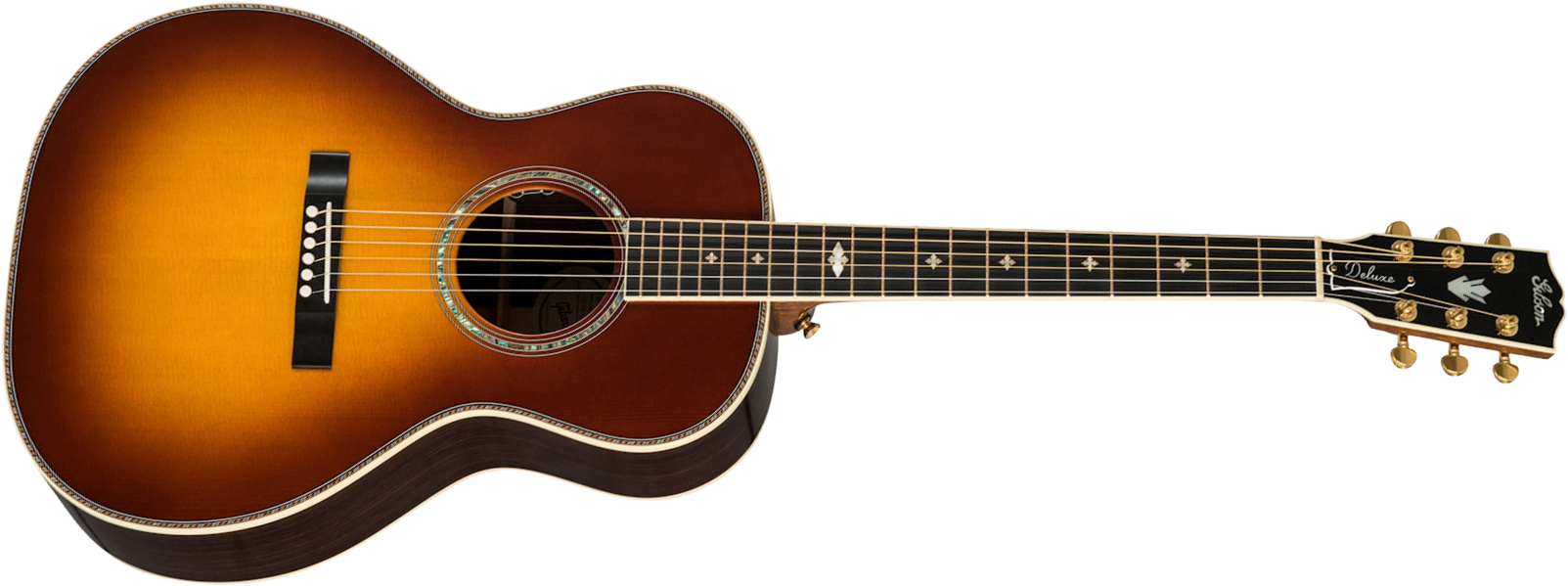 Gibson Custom Shop L-00 Deluxe Epicea Palissandre Eb - Rosewood Burst - Guitare Acoustique - Main picture