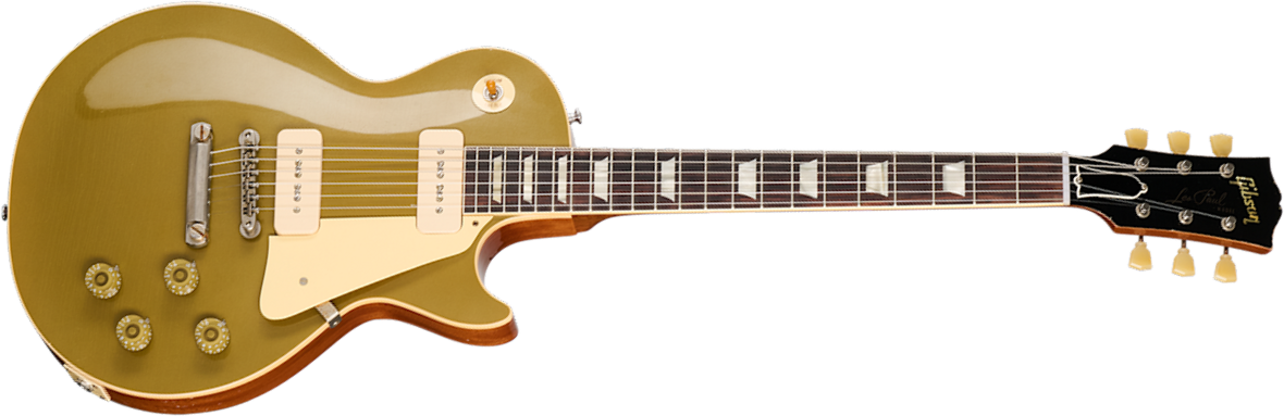 Gibson Custom Shop Les Paul 1955 Namm Show Commemorative 2s P90 Rw - Murphy Lab Light Aged Nugget Gold - Guitare Électrique Single Cut - Main picture