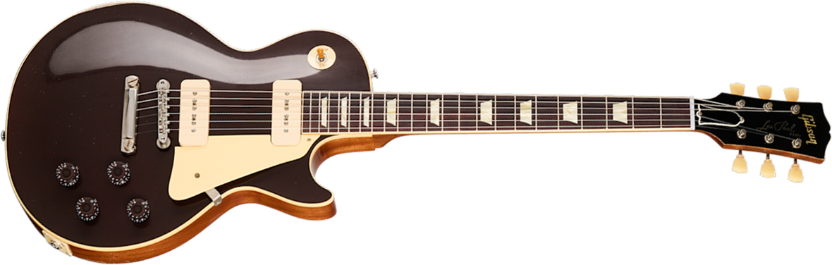 Gibson Custom Shop Les Paul 1955 Namm Show Commemorative 2s P90 Rw - Murphy Lab Light Aged Viceroy Brown - Guitare Électrique Single Cut - Main pictur