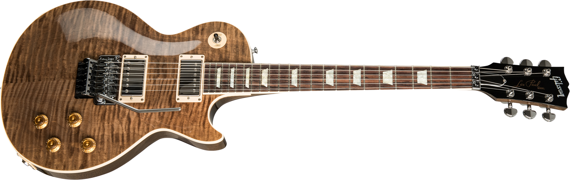 Gibson Custom Shop Les Paul Axcess Standard Figured Floyd Rose 2019 2h Fr Rw - Gloss Dc Rust - Guitare Électrique Single Cut - Main picture