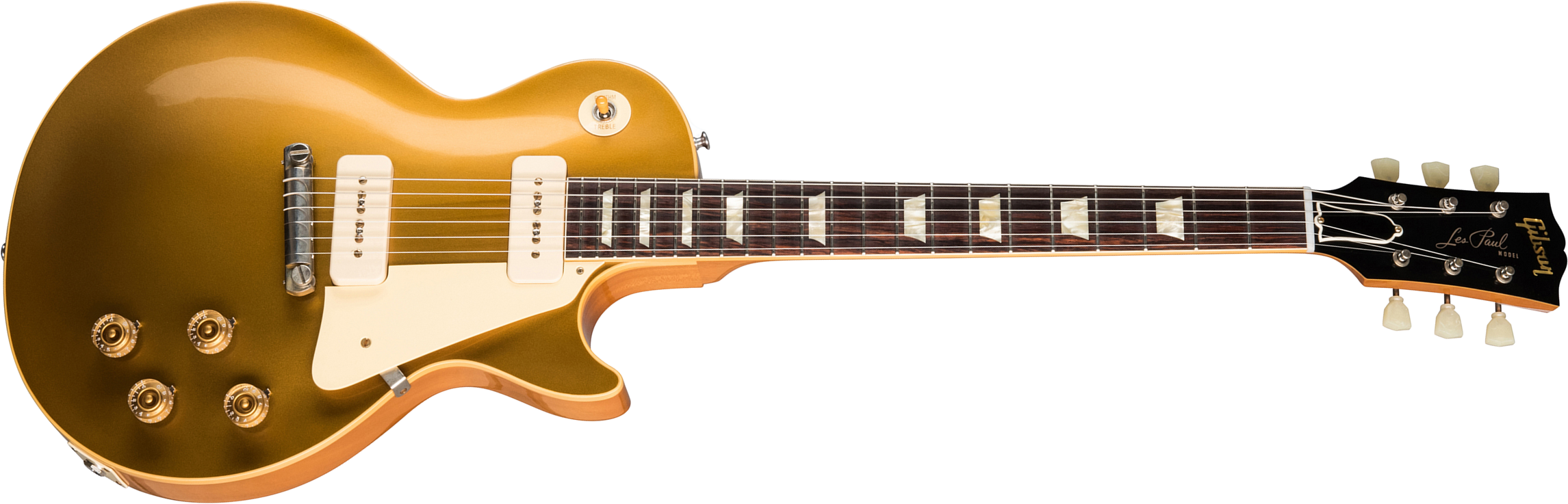 Gibson Custom Shop Les Paul Goldtop 1954 Reissue 2019 2p90 Ht Rw - Vos Double Gold - Guitare Électrique Single Cut - Main picture