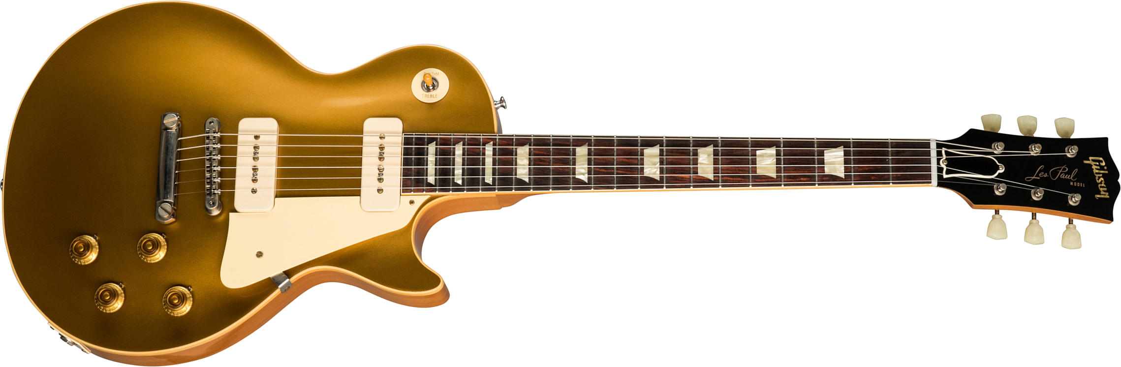 Gibson Custom Shop Les Paul Goldtop 1956 Reissue 2019 2p90 Ht Rw - Vos Double Gold - Guitare Électrique Single Cut - Main picture