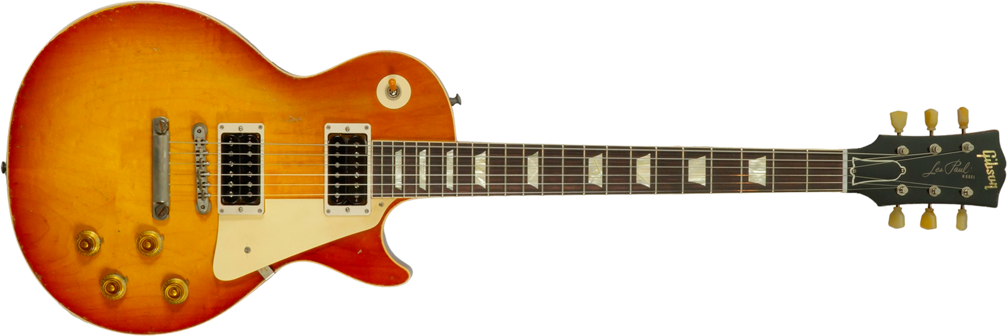 Gibson Custom Shop Les Paul Standard 1958 2h Ht #85208 - Murphy Lab Heavy Aged Botb Page 153 - Guitare Électrique Single Cut - Main picture