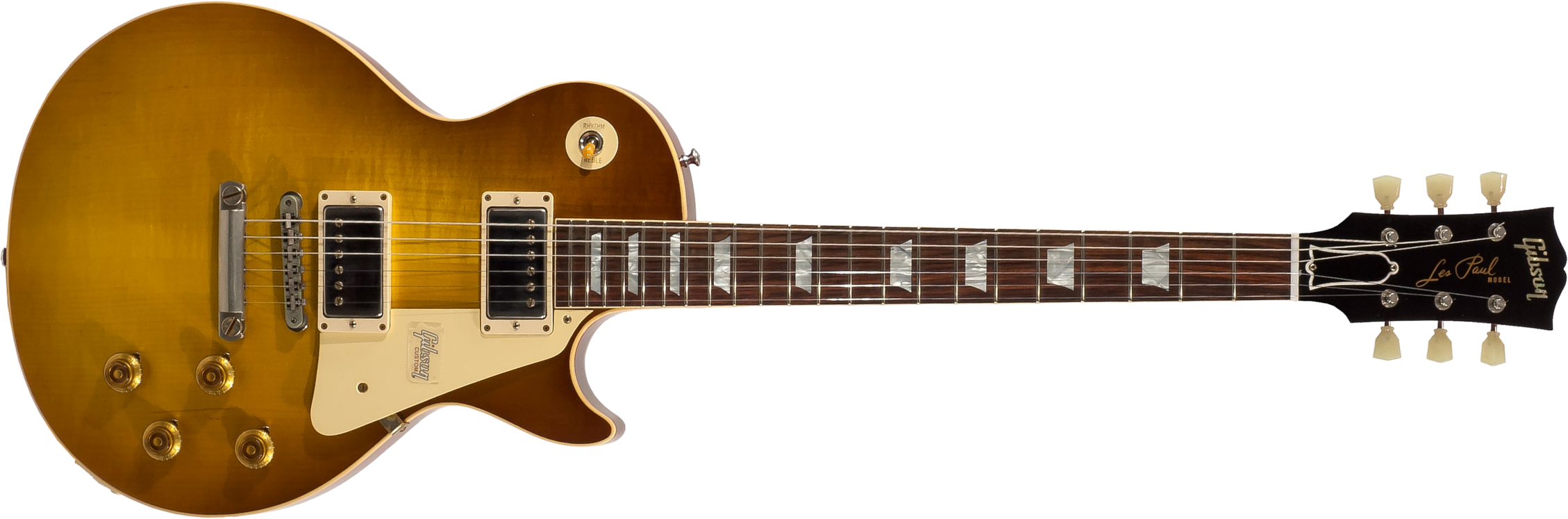 Gibson Custom Shop Les Paul Standard 1958 2h Ht Rw - Vos Royal Teaburst - Guitare Électrique Single Cut - Main picture