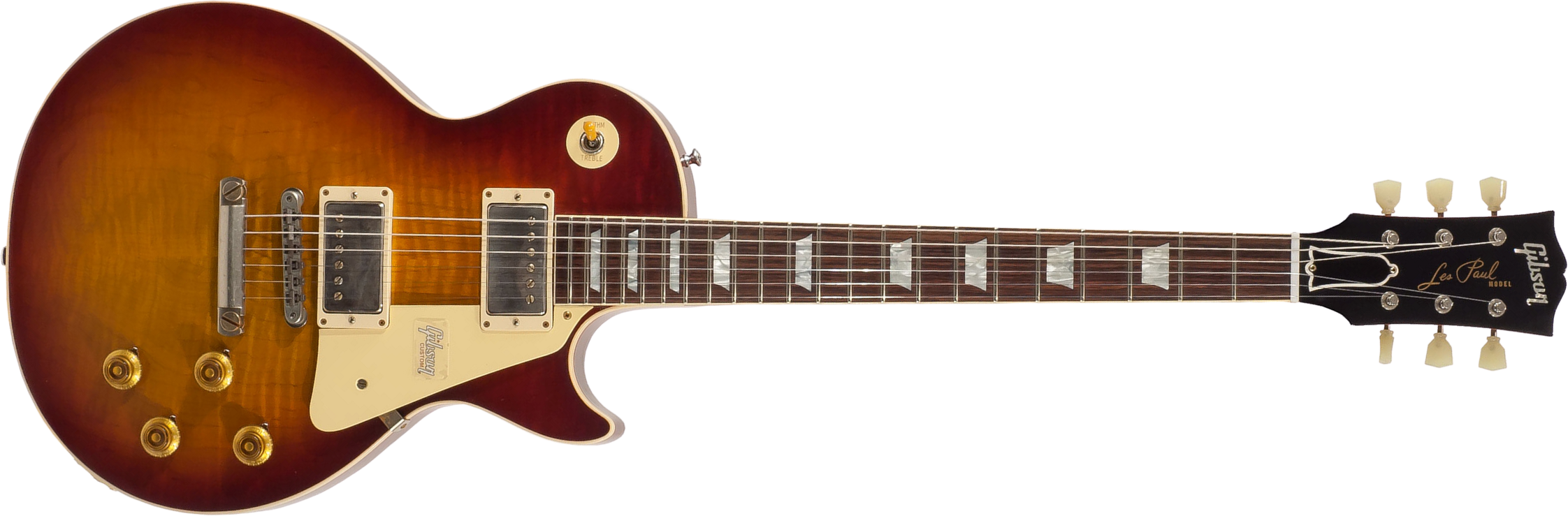 Gibson Custom Shop Les Paul Standard 1959 2h Ht Rw - Vos Vintage Cherry Sunburst - Guitare Électrique Single Cut - Main picture