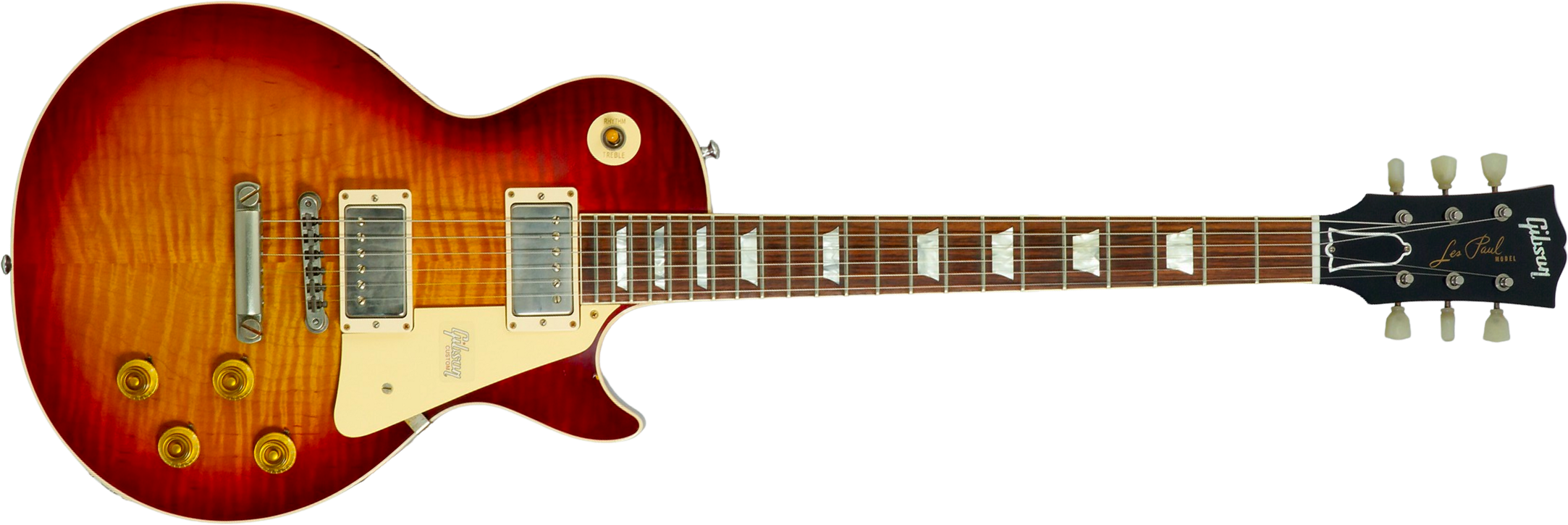 Gibson Custom Shop Les Paul Standard 1959 2h Ht Rw #982048 - Vos Vintage Cherry Sunburst - Guitare Électrique Single Cut - Main picture