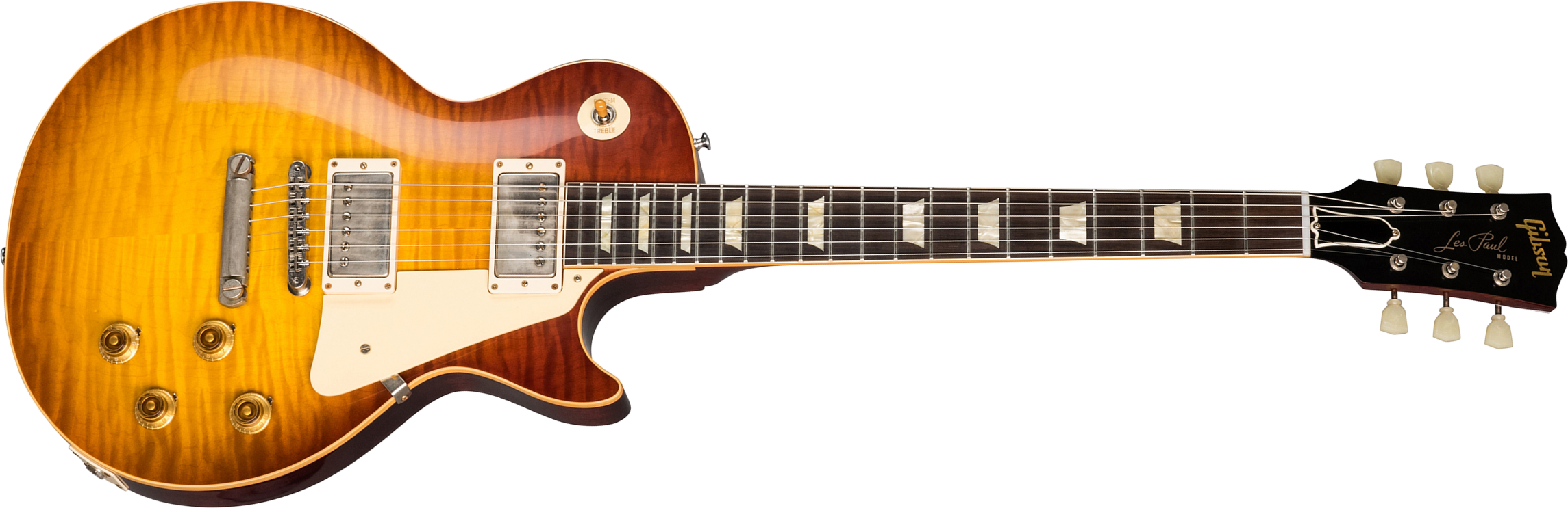 Gibson Custom Shop Les Paul Standard 1959 60th Anniversary Bolivian Rw - Vos Orange Sunset Fade - Guitare Électrique Single Cut - Main picture