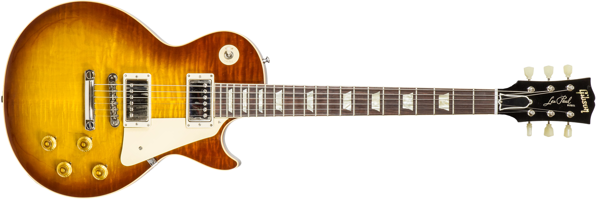 Gibson Custom Shop Les Paul Standard 1959 Reissue 2h Ht Rw #91818 - Gloss Iced Tea Burst - Guitare Électrique Single Cut - Main picture