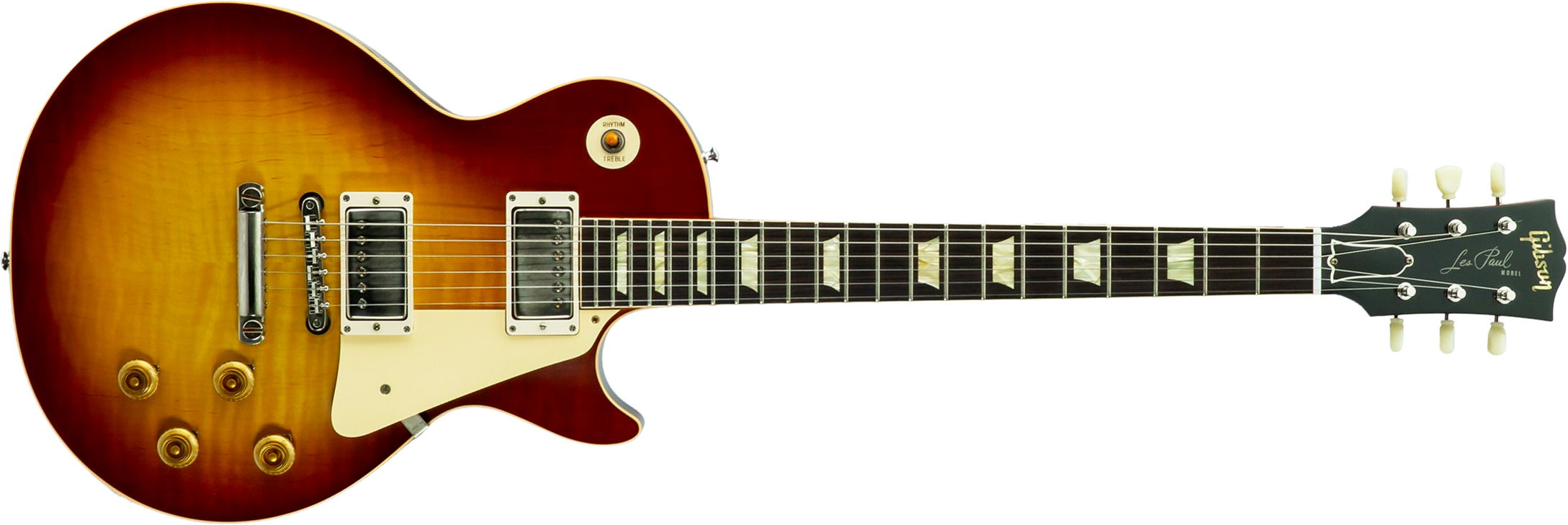 Gibson Custom Shop Les Paul Standard 1959 Reissue 2h Ht Rw #951086 - Vos Iced Tea Burst - Guitare Électrique Single Cut - Main picture