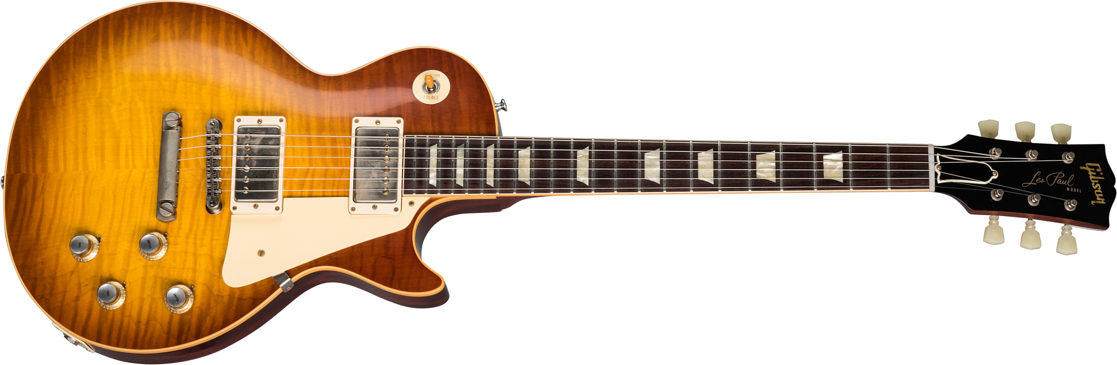 Gibson Custom Shop Les Paul Standard 1960 Reissue 2019 2h Ht Rw - Vos Iced Tea Burst - Guitare Électrique Single Cut - Main picture