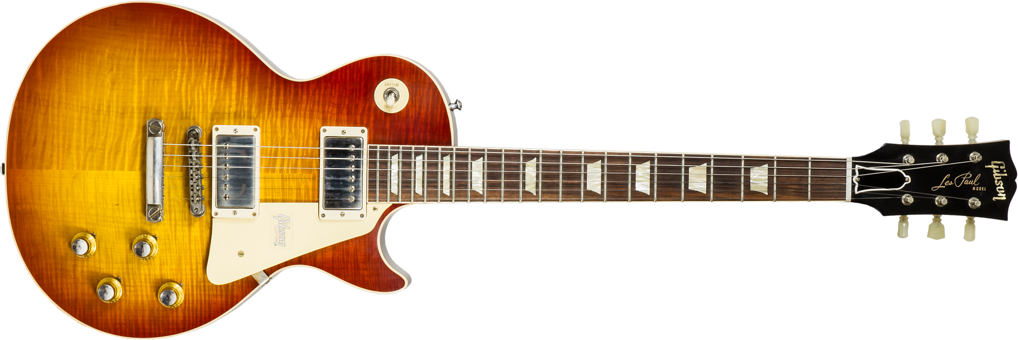 Gibson Custom Shop Les Paul Standard 1960 V2 60th Anniversary 2h Ht Rw #00492 - Vos Tomato Soup Burst - Guitare Électrique Single Cut - Main picture
