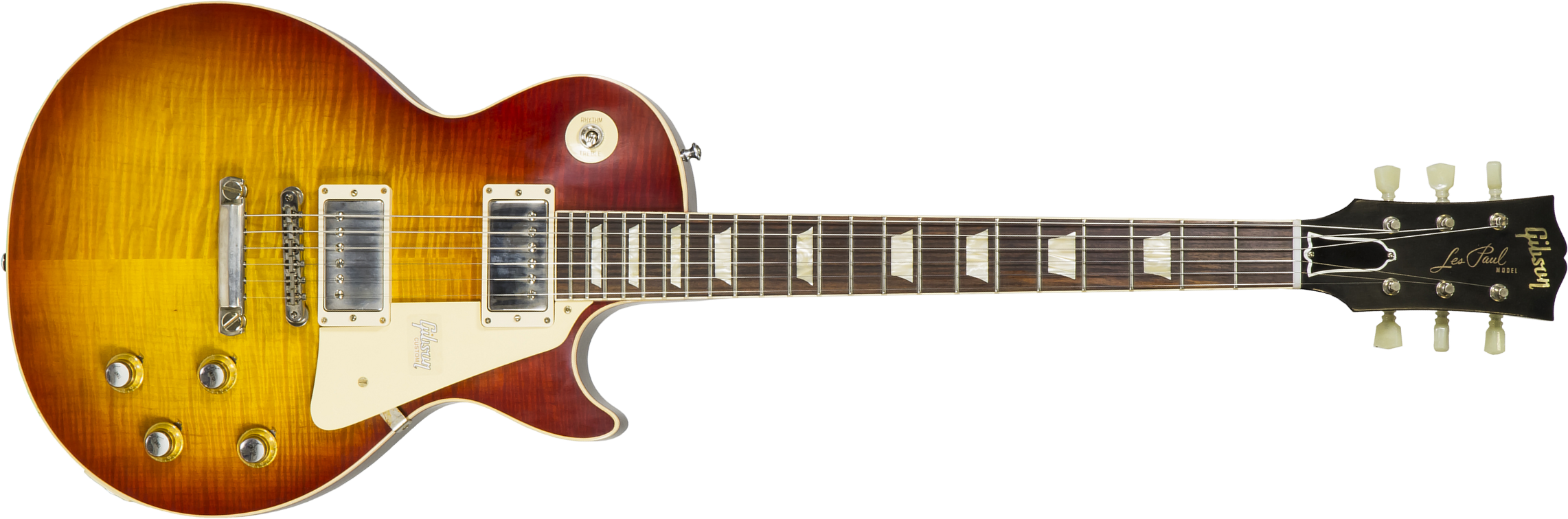 Gibson Custom Shop Les Paul Standard 1960 V2 60th Anniversary 2h Ht Rw - Vos Tomato Soup Burst - Guitare Électrique Single Cut - Main picture