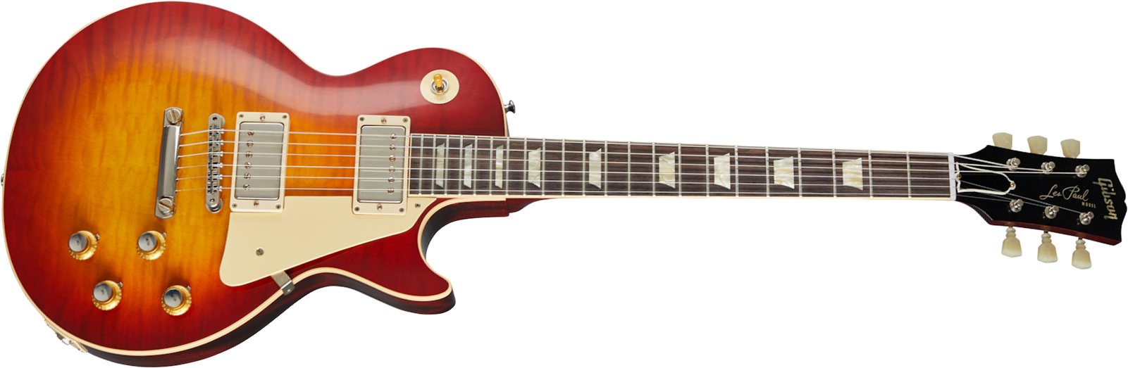Gibson Custom Shop Les Paul Standard 1960 V3 60th Anniversary - Vos Wide Tomato Burst - Guitare Électrique Single Cut - Main picture