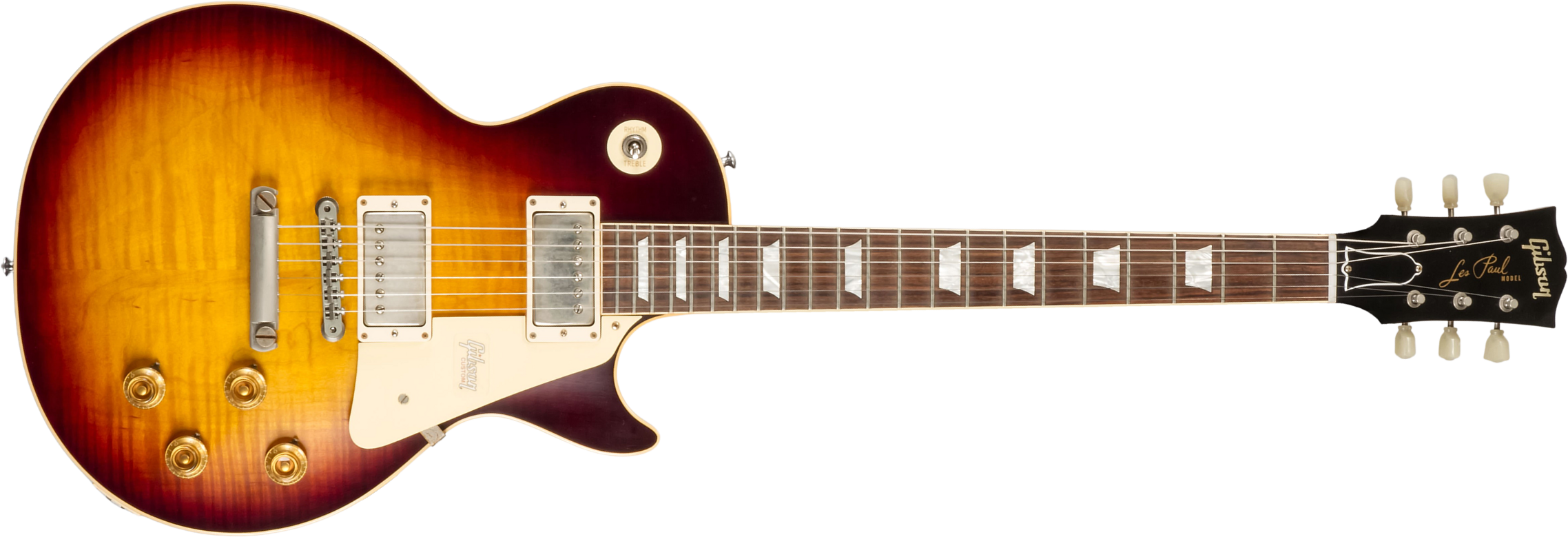 Gibson Custom Shop Les Paul Standard Burstdriver 2h Ht Rw #871302 - Vos Havana Fade - Guitare Électrique Single Cut - Main picture