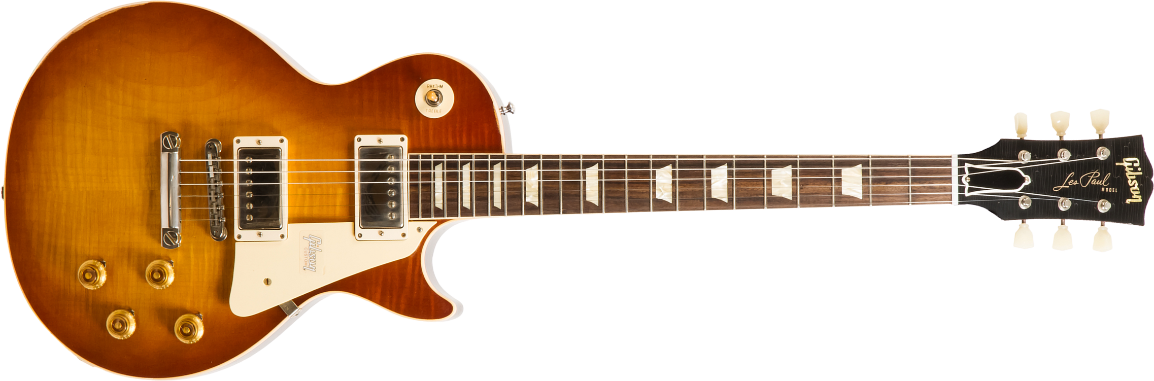 Gibson Custom Shop M2m Les Paul Standard 1958 #891117 - Lightly Aged Iced Tea - Guitare Électrique Single Cut - Main picture