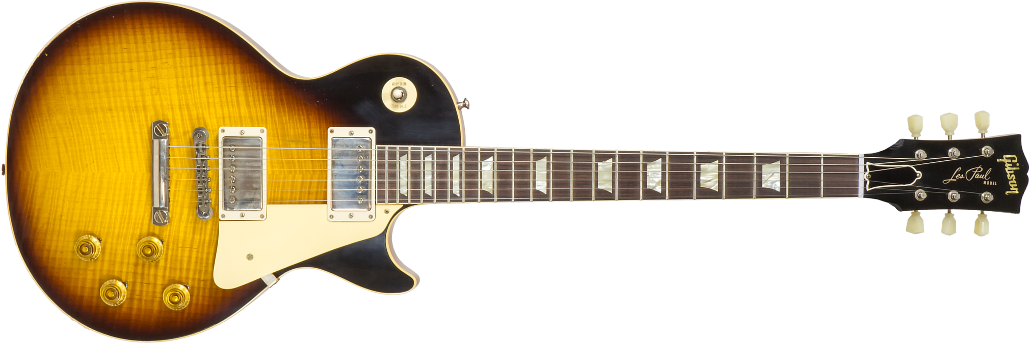 Gibson Custom Shop M2m Les Paul Standard 1959 2h Ht Rw #932131 - Murphy Lab Light Aged Kindred Burst - Guitare Électrique Single Cut - Main picture
