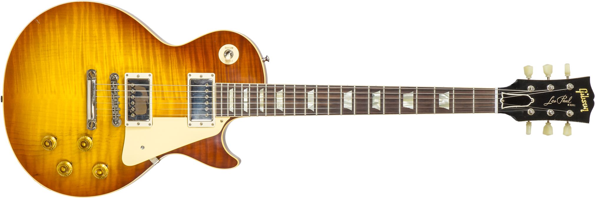 Gibson Custom Shop M2m Les Paul Standard 1959 2h Ht Rw #933187 - Murphy Lab Light Aged Slow Ice Tea Fade - Guitare Électrique Single Cut - Main pictur