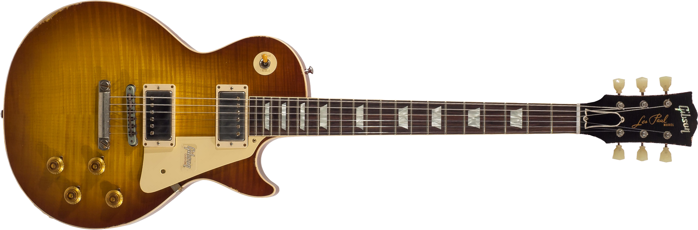 Gibson Custom Shop M2m Les Paul Standard 1959 2h Ht Rw #982197 - Heavy Aged Iced Tea - Guitare Électrique Single Cut - Main picture