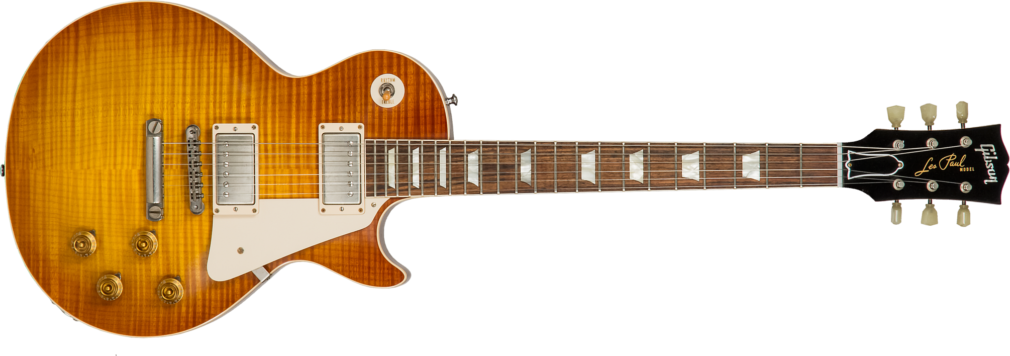 Gibson Custom Shop M2m Les Paul Standard 1959 Reissue 2h Ht Rw #943075 - Vos Iced Tea - Guitare Électrique Single Cut - Main picture