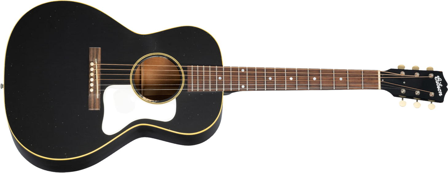 Gibson Custom Shop Murphy Lab L-00 1933 Parlor Epicea Acajou Eb - Ebony Light Aged - Guitare Acoustique - Main picture