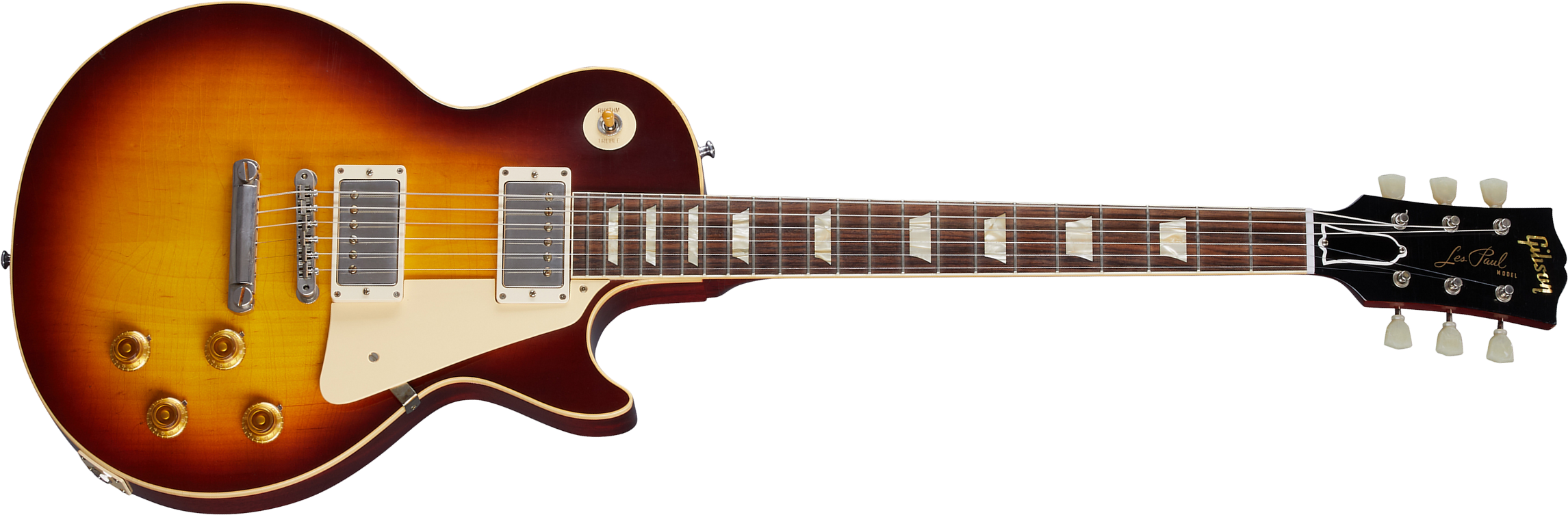 Gibson Custom Shop Murphy Lab Les Paul Standard 1958 Reissue 2h Ht Rw - Ultra Light Aged Bourbon Burst - Guitare Électrique Single Cut - Main picture