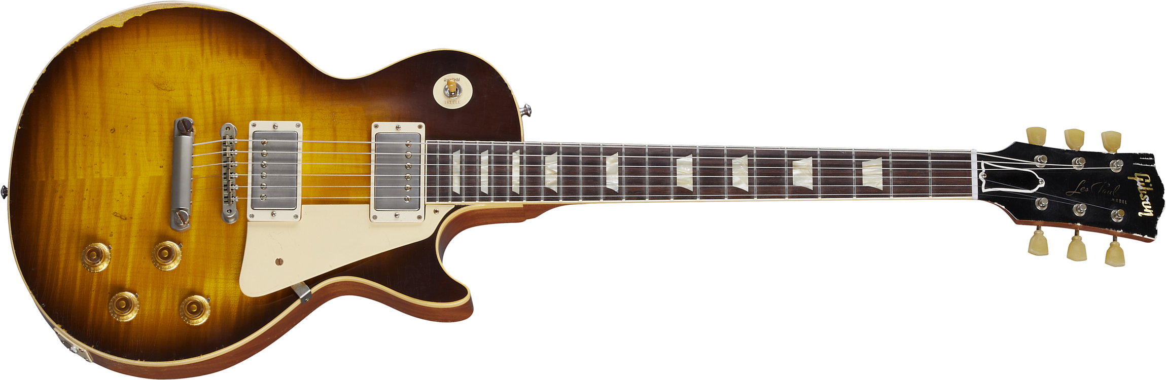 Gibson Custom Shop Murphy Lab Les Paul Standard 1959 Reissue 2h Ht Rw - Ultra Heavy Aged Kindred Burst - Guitare Électrique Single Cut - Main picture