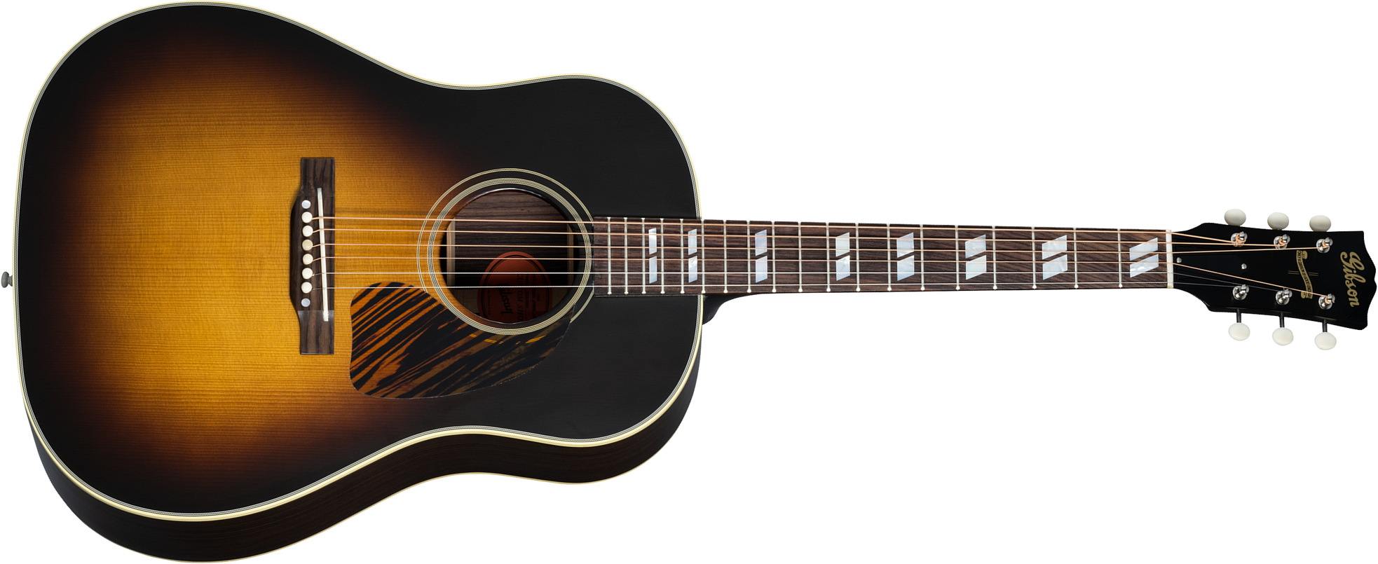 Gibson Custom Shop Southern Jumbo 1942 Banner Historic Dreadnought Rs Epicea Palissandre Rw - Vos Vintage Sunburst - Guitare Folk - Main picture