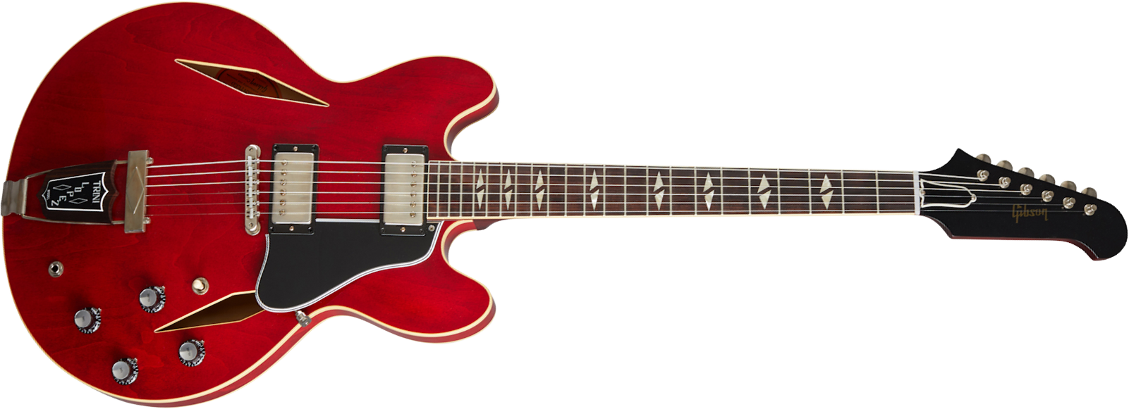 Gibson Custom Shop Trini Lopez Standard 1964 Reissue 2h Ht Rw - Vos Sixties Cherry - Guitare Électrique 1/2 Caisse - Main picture