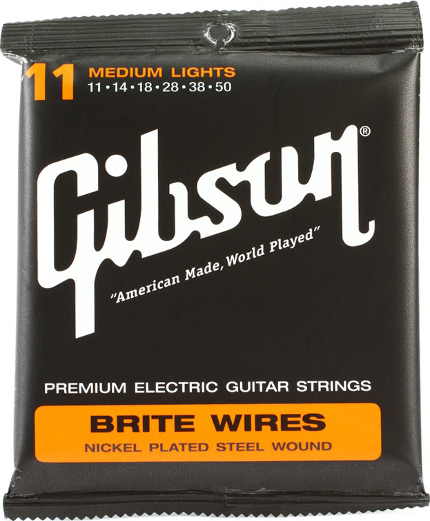 Gibson Jeu De 6 Cordes Electric (6) Brite Wires Seg-700ml 11-50 - Cordes Guitare Électrique - Main picture