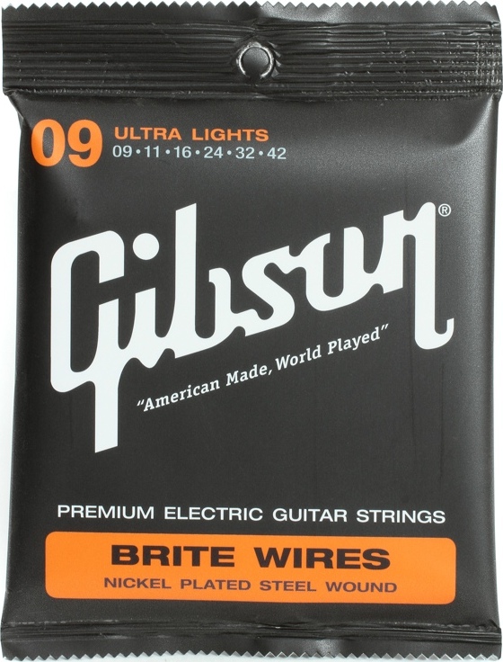 Gibson Jeu De 6 Cordes Electric (6) Brite Wires Seg-700ul 9.42 - Cordes Guitare Électrique - Main picture