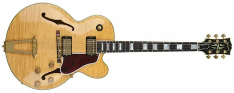 Gibson Es-275 Custom 2018 Ltd - Dark Vintage Natural - Guitare Électrique 3/4 Caisse & Jazz - Main picture