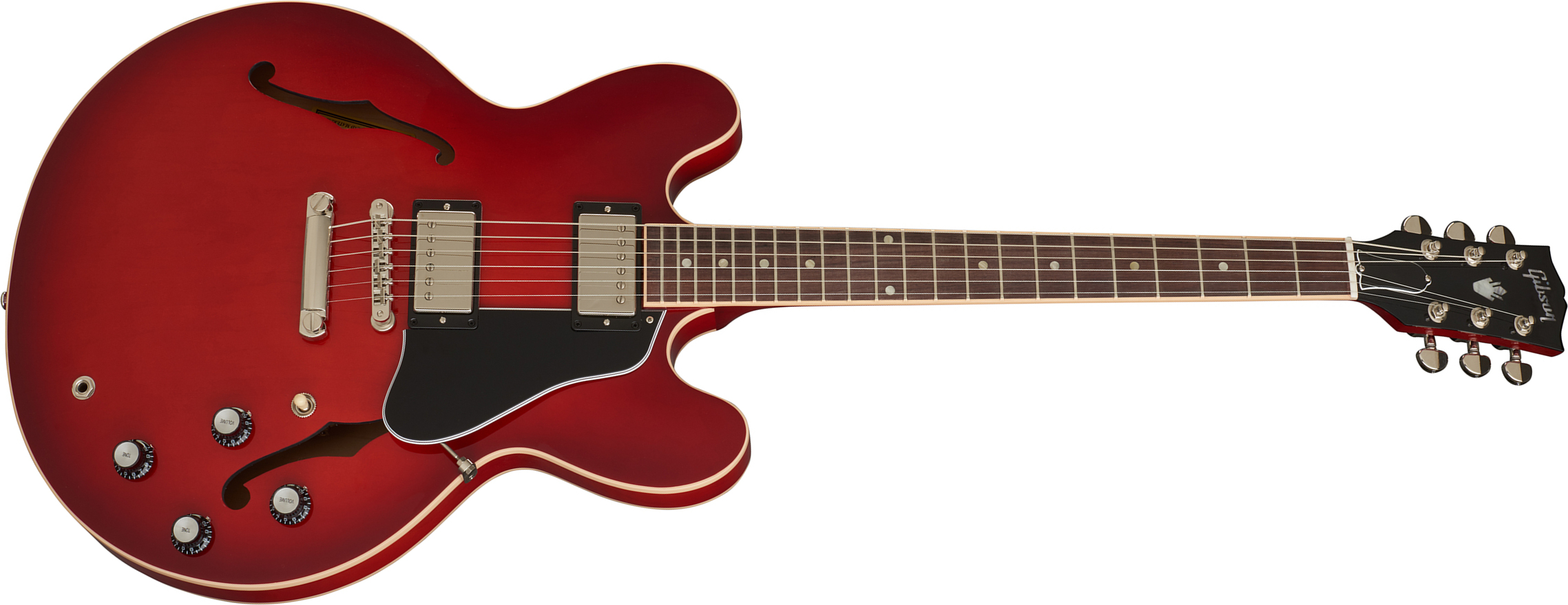 Gibson Es-335 Dot 2019 Hh Ht Rw - Cherry Burst - Guitare Électrique 1/2 Caisse - Main picture