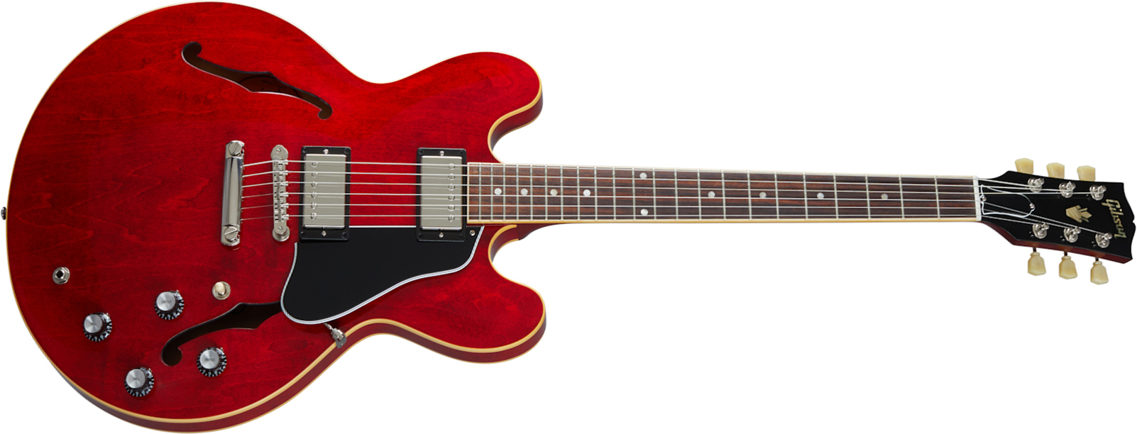 Gibson Es-335 Dot Original 2020 2h Ht Rw - Sixties Cherry - Guitare Électrique 1/2 Caisse - Main picture