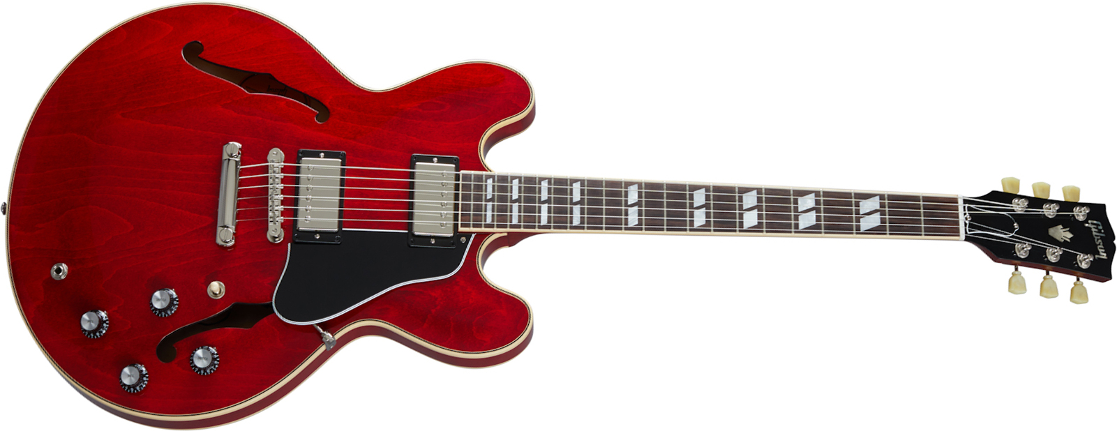 Gibson Es-345 Original 2020 2h Ht Rw - Sixties Cherry - Guitare Électrique 1/2 Caisse - Main picture